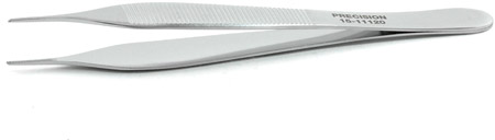 Adson Dressing Forceps, Delicate, Serrated Tips, Overall Length 4-3/4" (121mm) K5-4150,N5415